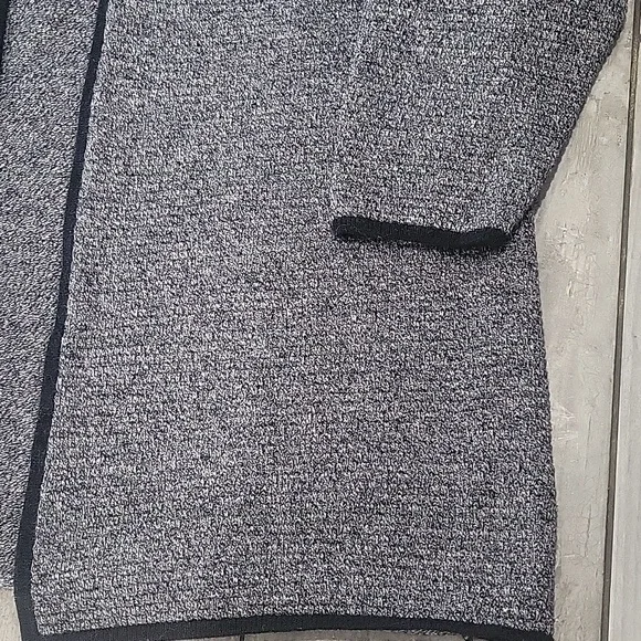 Talbots Gray Open Front Knitted  Cardigan  Size 3X Like New - Picture 3 of 5